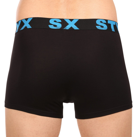 3PACK vīriešu bokseru bikses Styx sporta elastīgās daudzkrāsainas (G9606162)