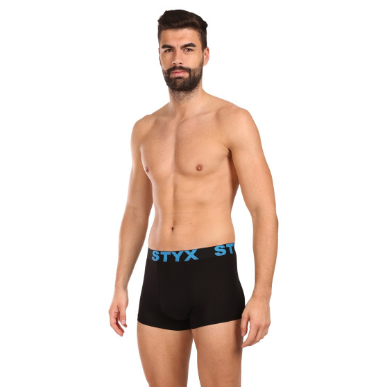 3PACK vīriešu bokseru bikses Styx sporta elastīgās daudzkrāsainas (G9606162)