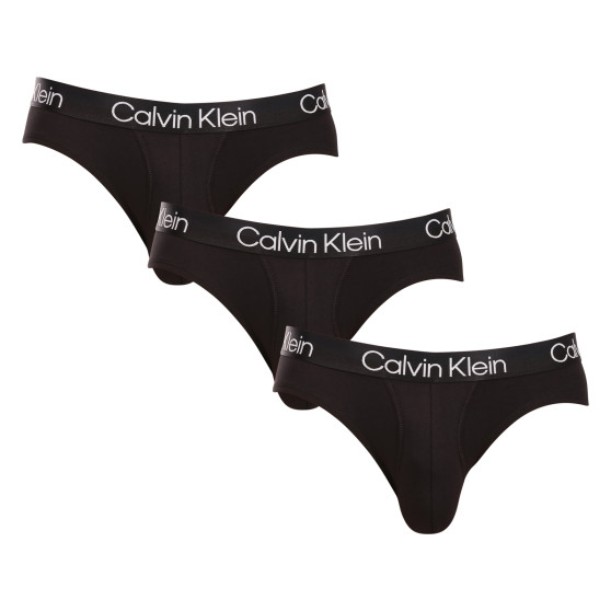 3PACK vīriešu apakšbikses Calvin Klein melnas (NB2969A-7VI)