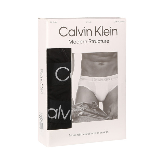 3PACK vīriešu apakšbikses Calvin Klein melnas (NB2969A-7VI)