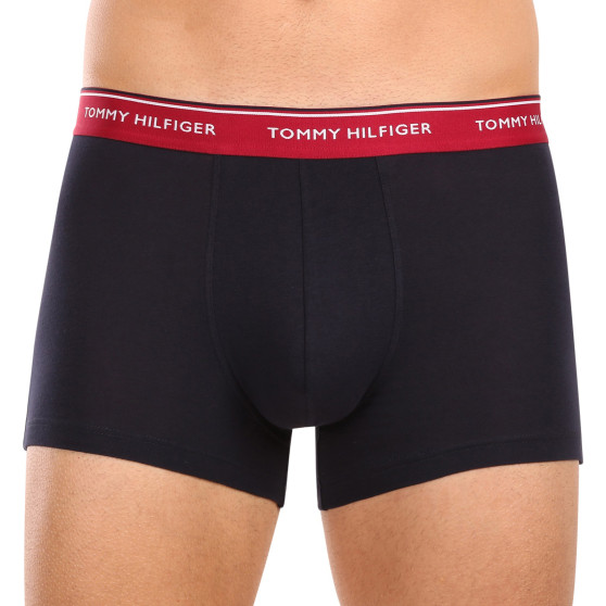 3PACK vīriešu bokseru šorti Tommy Hilfiger tumši zili (UM0UM01642 0R6)