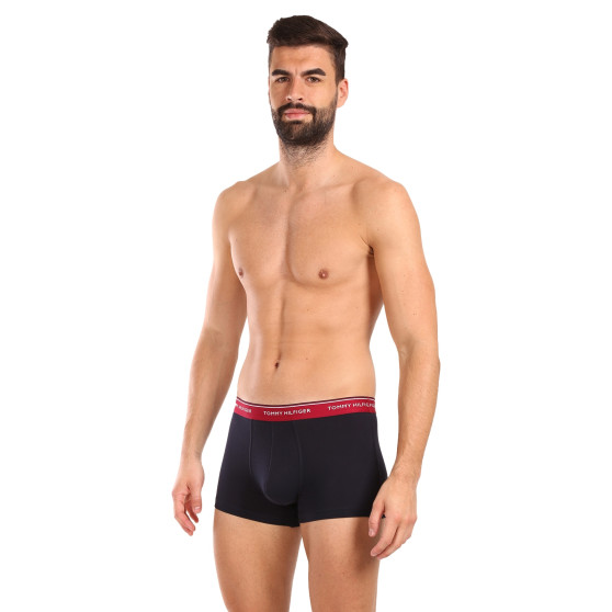 3PACK vīriešu bokseru šorti Tommy Hilfiger tumši zili (UM0UM01642 0R6)