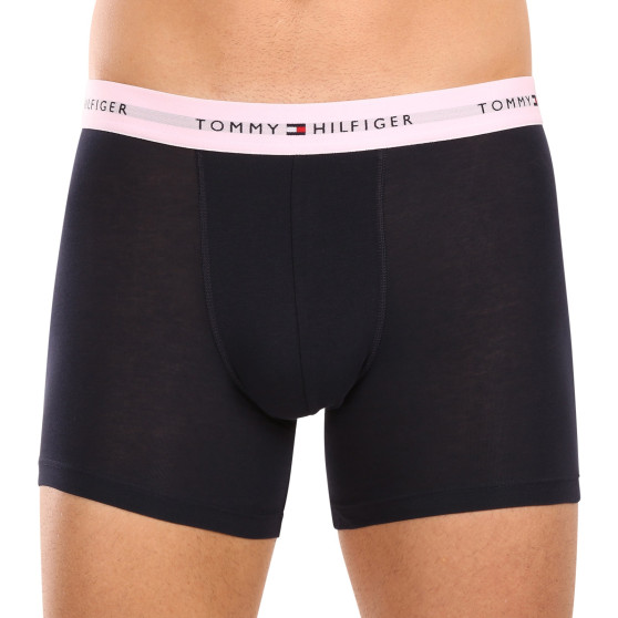 3PACK vīriešu bokseru šorti Tommy Hilfiger tumši zili (UM0UM02765 0VH)