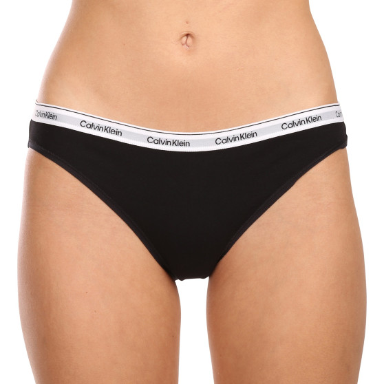 3PACK sieviešu biksītes Calvin Klein melnas (QD5207E-UB1)