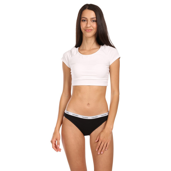 3PACK sieviešu biksītes Calvin Klein melnas (QD5207E-UB1)