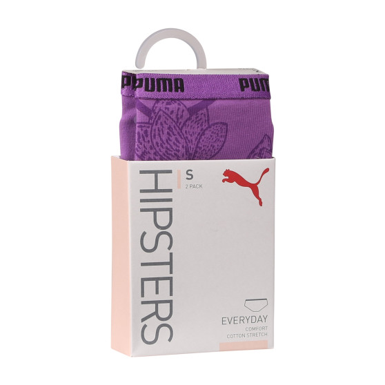 2PACK sieviešu biksītes Puma purpursarkana (701226222 002)