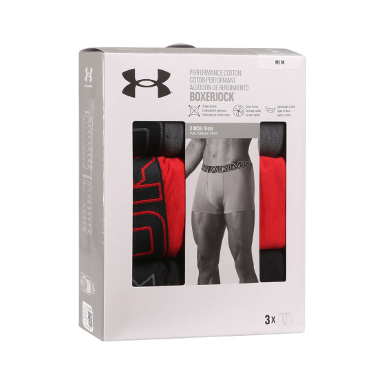 3PACK vīriešu bokseru šorti Under Armour daudzkrāsaini (1383891 025)