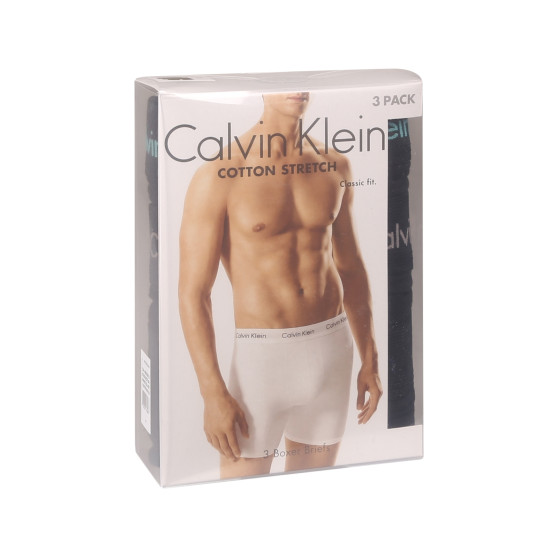 3PACK vīriešu bokseru šorti Calvin Klein melni (NB1770A-MXT)