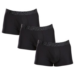 3PACK vīriešu bokseru šorti Under Armour melni (1383882 001)