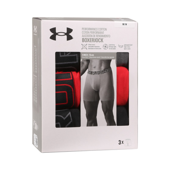 3PACK vīriešu bokseru šorti Under Armour daudzkrāsaini (1383889 025)