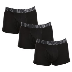 3PACK vīriešu bokseru šorti Under Armour melni (1383891 001)