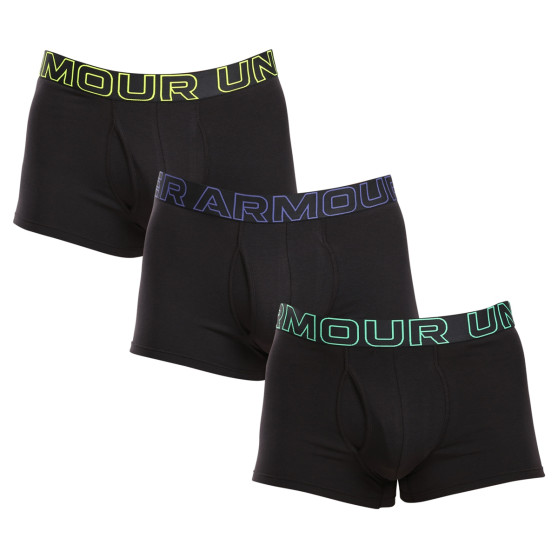 3PACK vīriešu bokseru šorti Under Armour melni (1383891 002)