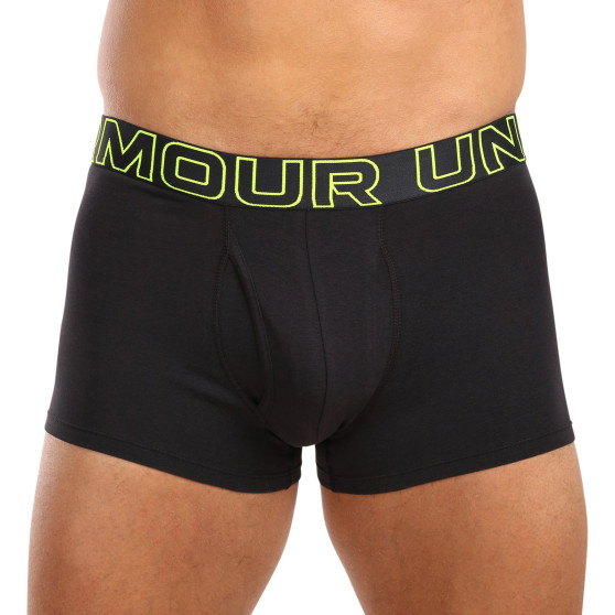 3PACK vīriešu bokseru šorti Under Armour melni (1383891 002)