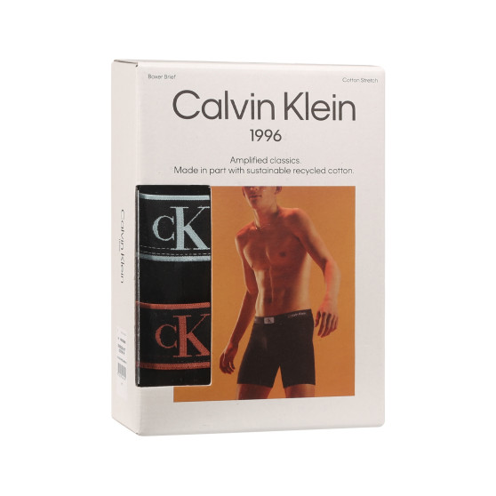 3PACK vīriešu bokseru šorti Calvin Klein melni (NB3529A-MTF)