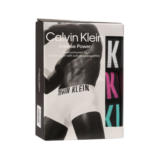 3PACK vīriešu bokseru šorti Calvin Klein melni (NB3608A-LXR)