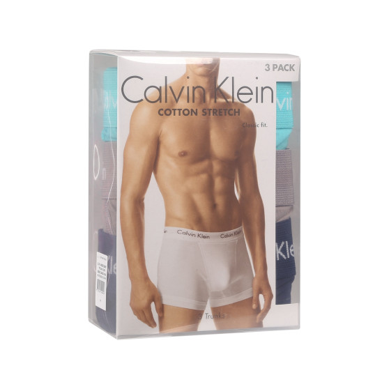 3PACK vīriešu bokseru šorti Calvin Klein daudzkrāsaini (U2662G-N56)