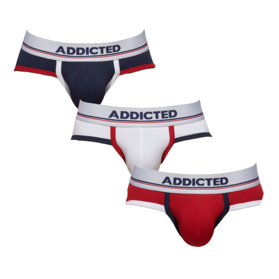 3PACK vīriešu apakšbikses Addicted daudzkrāsainas (AD1008P-3COL)