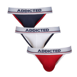 3PACK vīriešu džemperi Addicted daudzkrāsaini (AD1010P-3COL)