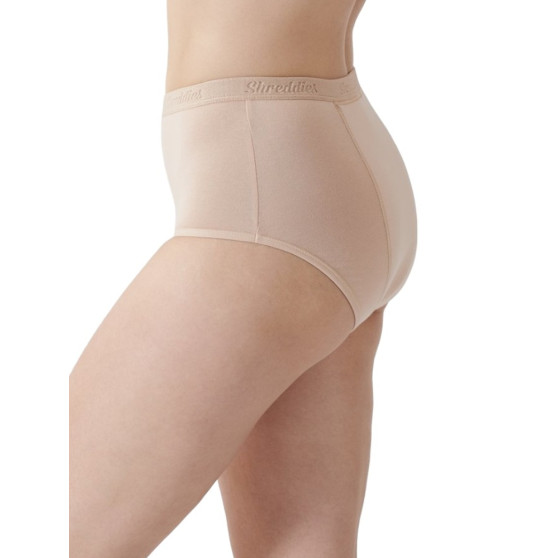 Shreddies Sieviešu funkcionālās apakšbikses pret vēdera pūšanos Hi-Waist Beige Beige (SHRED102B)