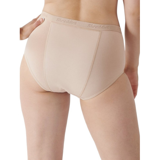 Shreddies Sieviešu funkcionālās apakšbikses pret vēdera pūšanos Hi-Waist Beige Beige (SHRED102B)