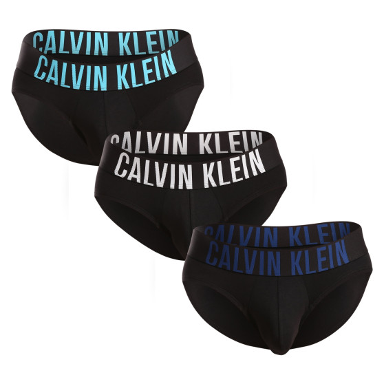 3PACK vīriešu apakšbikses Calvin Klein melnas (NB3607A-LXT)