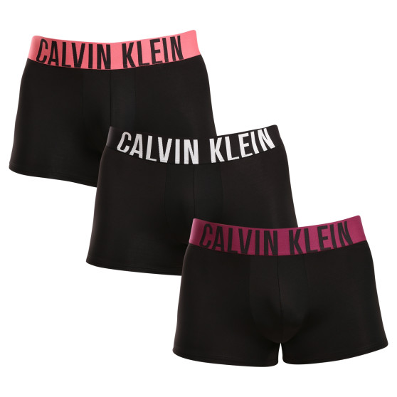 3PACK vīriešu bokseru šorti Calvin Klein melni (NB3775A-MDL)