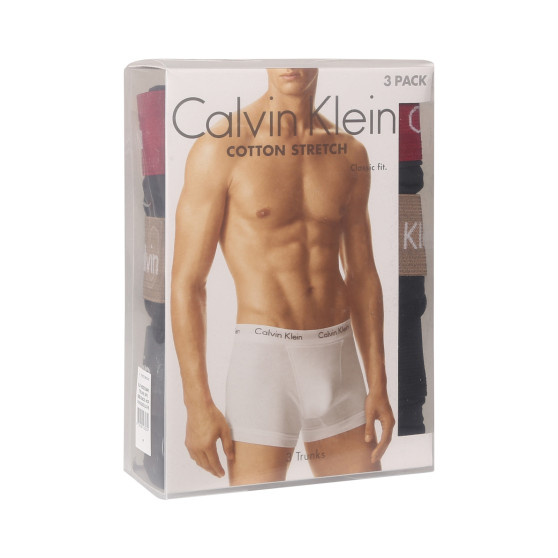 3PACK vīriešu bokseru šorti Calvin Klein melni (U2662G-NOP)