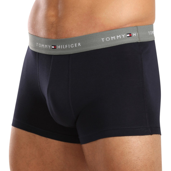 3PACK vīriešu bokseru šorti Tommy Hilfiger tumši zili (UM0UM02763 0T9)