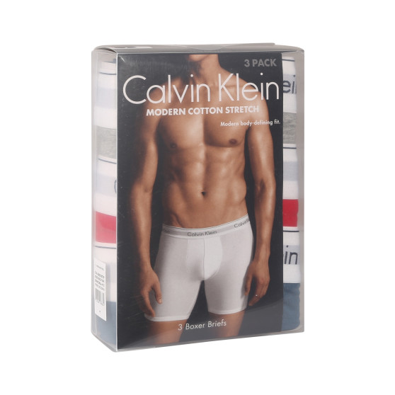 3PACK vīriešu bokseru šorti Calvin Klein daudzkrāsaini (NB2381A-N2I)