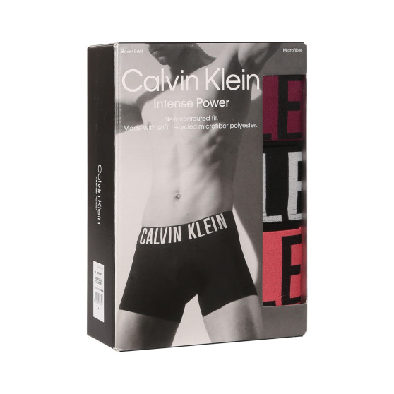 3PACK vīriešu bokseru šorti Calvin Klein melni (NB3612A-MDL)