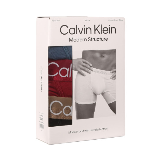 3PACK vīriešu bokseru šorti Calvin Klein daudzkrāsaini (NB2971A-MCI)