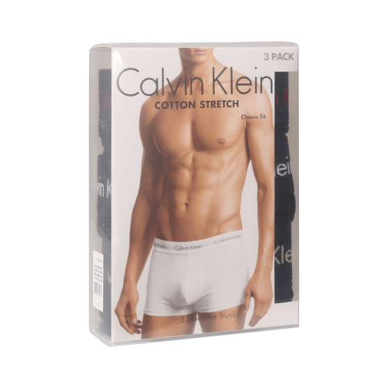 3PACK vīriešu bokseru šorti Calvin Klein melni (U2664G-NOU)