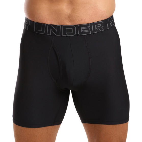 3PACK vīriešu bokseru šorti Under Armour melni (1383884 001)