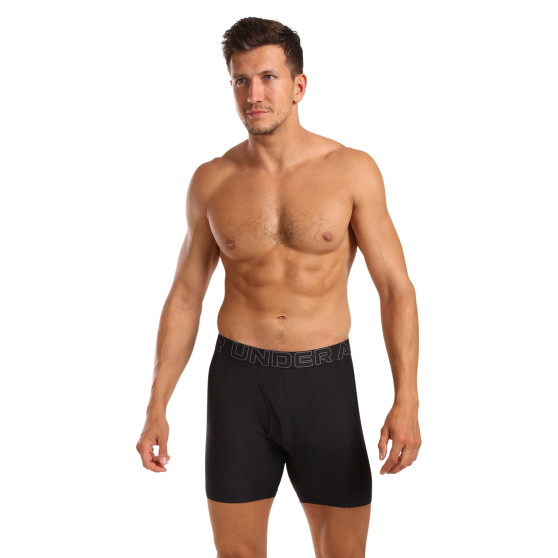 3PACK vīriešu bokseru šorti Under Armour melni (1383884 001)