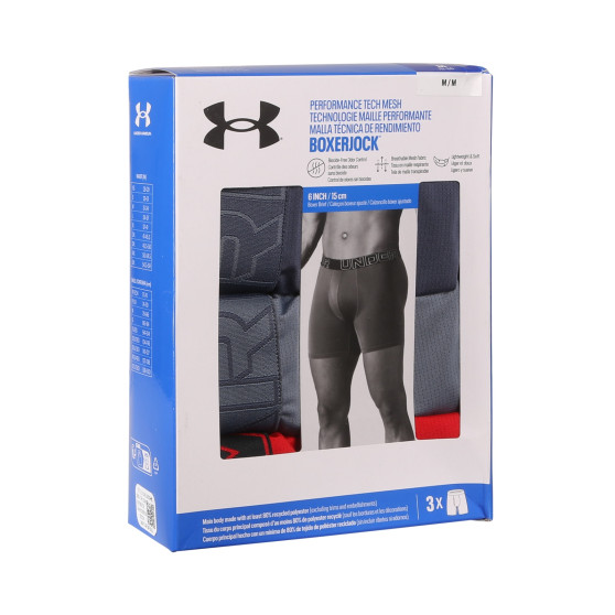 3PACK vīriešu bokseru šorti Under Armour daudzkrāsaini (1383884 044)