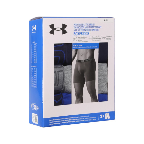 3PACK vīriešu bokseru šorti Under Armour daudzkrāsaini (1383884 410)