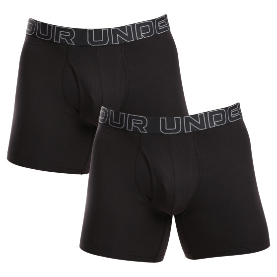 3PACK vīriešu bokseru šorti Under Armour melni (1383889 001)