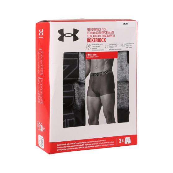 3PACK vīriešu bokseru šorti Under Armour daudzkrāsaini (1383882 035)