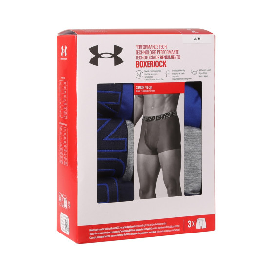 3PACK vīriešu bokseru šorti Under Armour daudzkrāsaini (1383882 400)