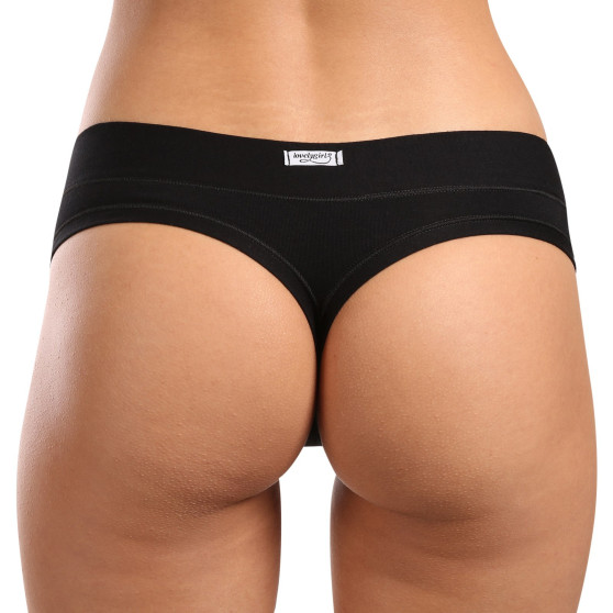 Sieviešu stringi Lovelygirl melni (3678-black)