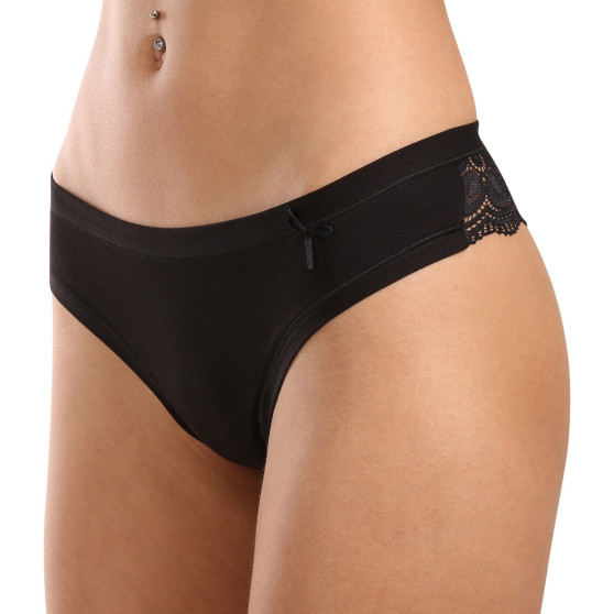 Sieviešu stringi Lovelygirl melni (5715-black)