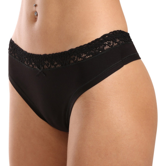 Sieviešu stringi Lovelygirl melni (8307-black)