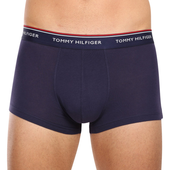 3PACK Tommy Hilfiger vīriešu bokseru šorti oversize tumši zili (1U87905252 05G)