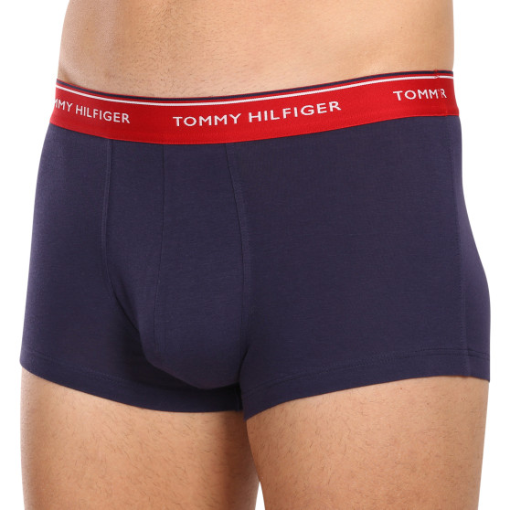 3PACK Tommy Hilfiger vīriešu bokseru šorti oversize tumši zili (1U87905252 05G)