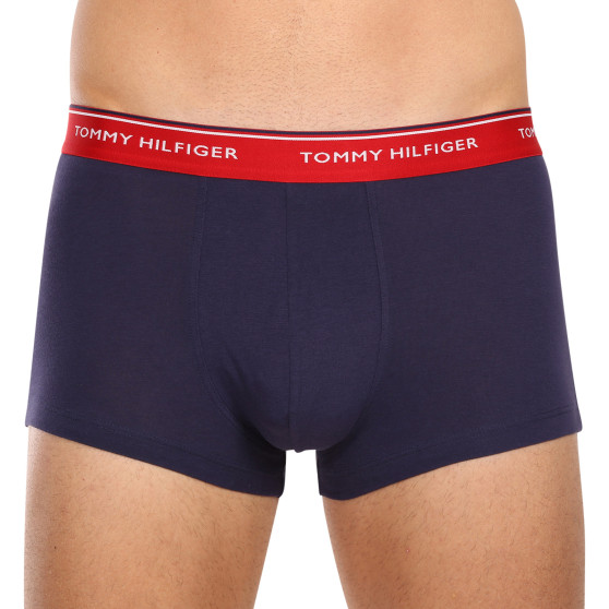 3PACK Tommy Hilfiger vīriešu bokseru šorti oversize tumši zili (1U87905252 05G)