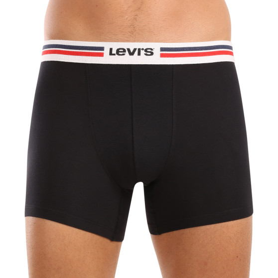 4PACK vīriešu bokseru šorti Levis melni (701224292 001)