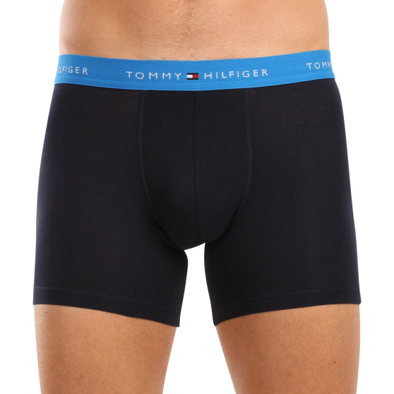 3PACK vīriešu bokseru šorti Tommy Hilfiger tumši zili (UM0UM02765 0VZ)