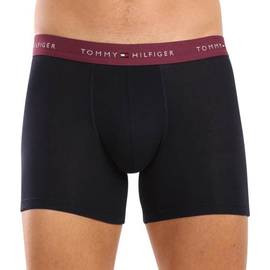 3PACK vīriešu bokseru šorti Tommy Hilfiger tumši zili (UM0UM02765 0VZ)