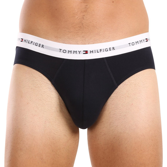 3PACK vīriešu apakšbikses Tommy Hilfiger tumši zilas (UM0UM02904 0VZ)