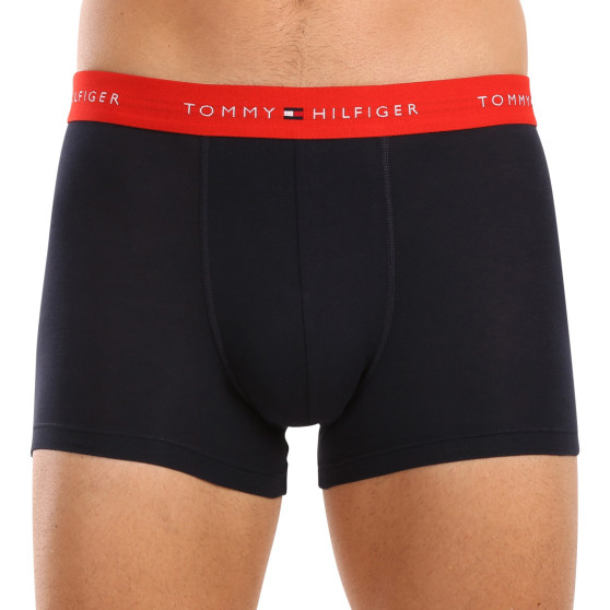 3PACK vīriešu bokseru šorti Tommy Hilfiger tumši zili (UM0UM02763 0S0)